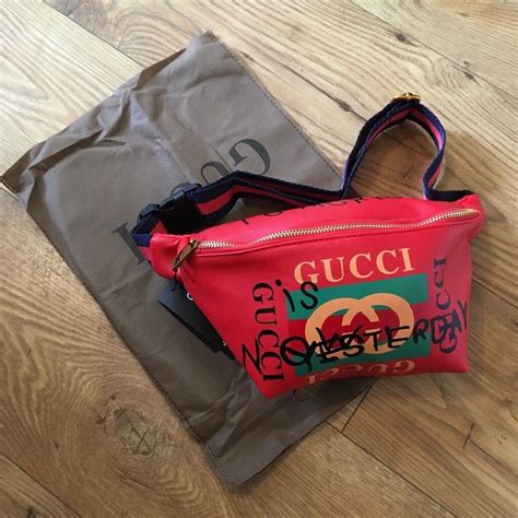 gucci bum bag graffiti|Gucci vs balenciaga.